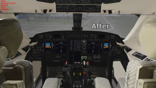 Screenshot 1 — Gulfstream G-IV SP Cockpit Upgrade