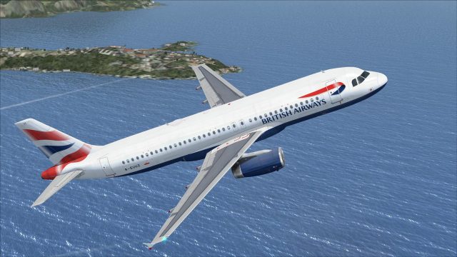 Screenshot 1 — Airbus A320 with FD-FMC and VC