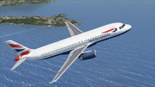 Screenshot 1 — Airbus A320 with FD-FMC and VC