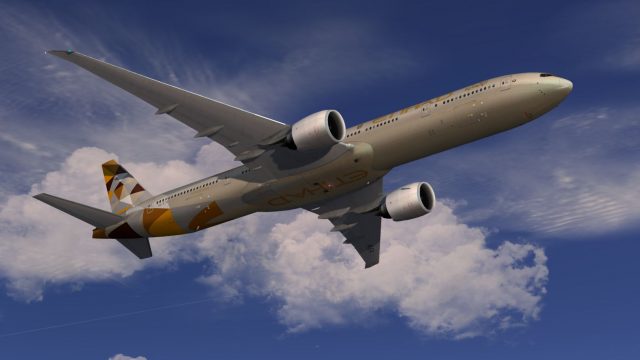 Screenshot 1 — Etihad Boeing 777-300ER