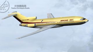 Screenshot 1 — TDS Boeing 727-100 Passenger Base Package