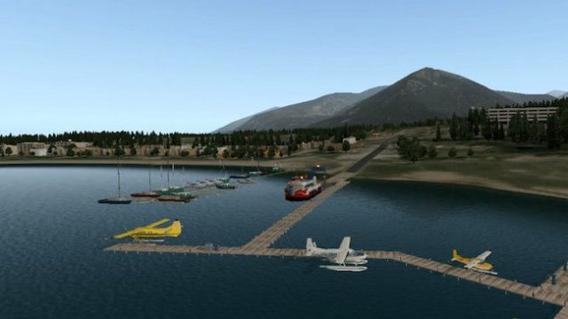 Screenshot 1 — CAQ5 Nakusp Airport Scenery