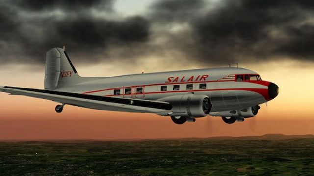 Screenshot 1 — Salair Douglas DC-3
