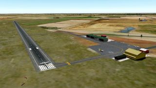 Screenshot 1 — 2D5 Oakes Municipal Airport Scenery