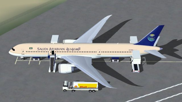 Screenshot 1 — Saudi Arabian Airlines Boeing 787-9