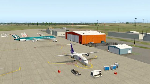 Screenshot 1 — KABR Aberdeen Regional Airport Scenery