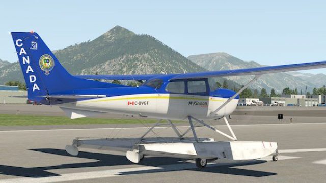 Screenshot 1 — C172 Skyhawk C-BVGT New Colors