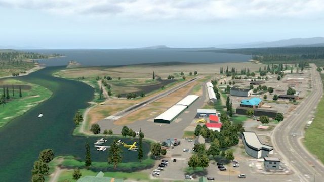 Screenshot 1 — CAH3 Courtenay Airpark Scenery