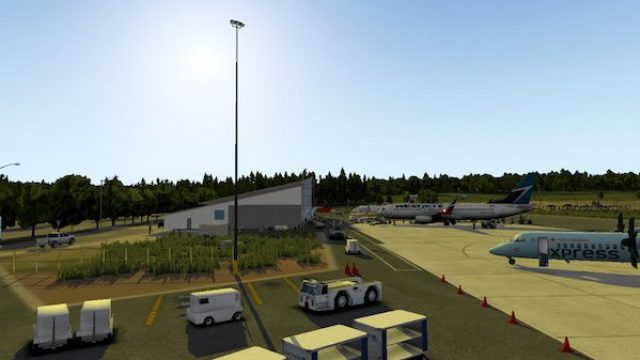 Screenshot 1 — CYQQ CFB Comox Scenery
