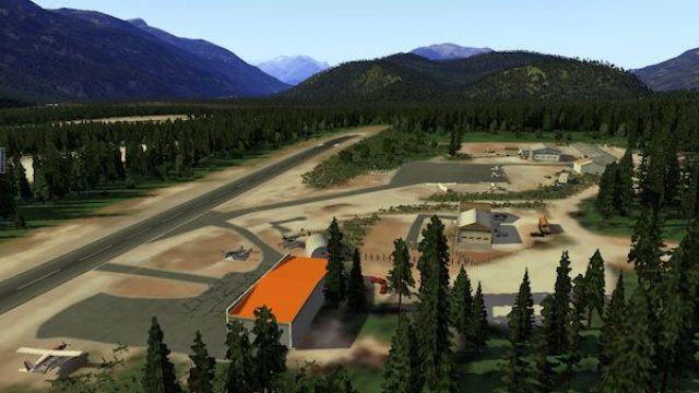 Screenshot 1 — CYSE Squamish Airport Scenery