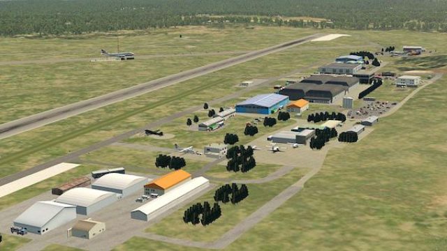 Screenshot 1 — EGTD Dunsfold Aerodrome Scenery