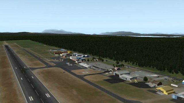 Screenshot 1 — CYBL Campbell River Airport Scenery