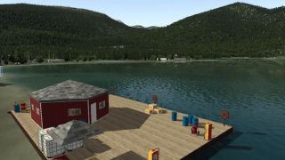 Screenshot 3 — CAE5 Whistler Green Lake Water Aerodrome Scenery