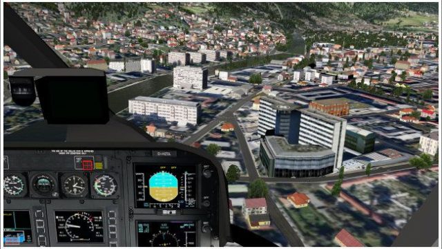 Screenshot 1 — VFR Germany Austria Nordalpen Scenery