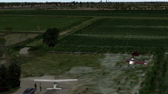 Screenshot 1 — EBZU Zuienkerke Airfield Scenery