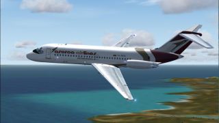 Screenshot 2 — Northwest Airlines Douglas DC-9-50 (old colors)