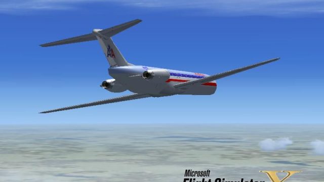 Screenshot 1 — American Airlines MD-83