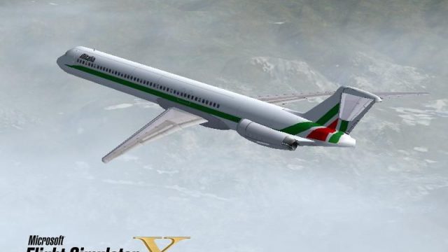 Screenshot 1 — Alitalia McDonnell Douglas MD-83