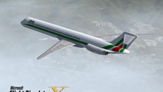 Screenshot 1 — Alitalia McDonnell Douglas MD-83