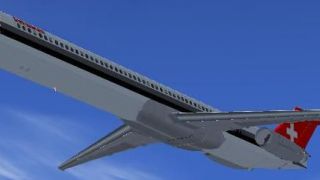 Screenshot 2 — Swissair Texture Pack