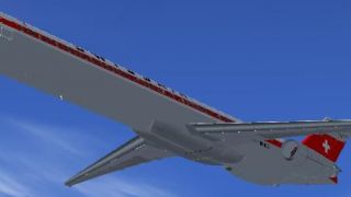 Screenshot 5 — Swissair Texture Pack