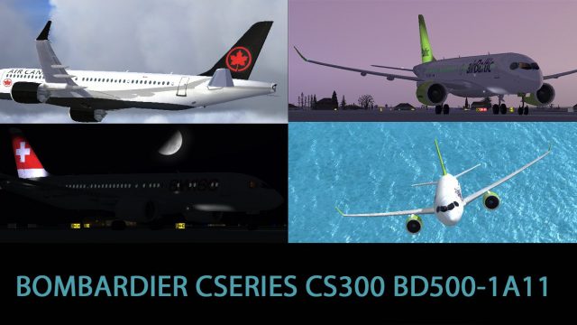 Screenshot 1 — Bombardier CSeries CS300 (BD500-1A11)