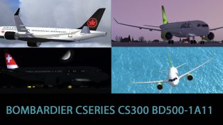 Screenshot 1 — Bombardier CSeries CS300 (BD500-1A11)
