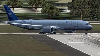 Screenshot 2 — Delta Airlines Skyteam Airbus A350-900