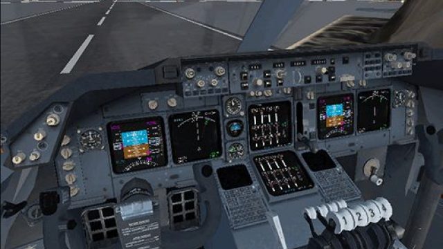 Screenshot 1 — Boeing 747 Interior Update