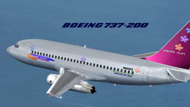 Screenshot 1 — Pacific Sun Airways Boeing 737-200