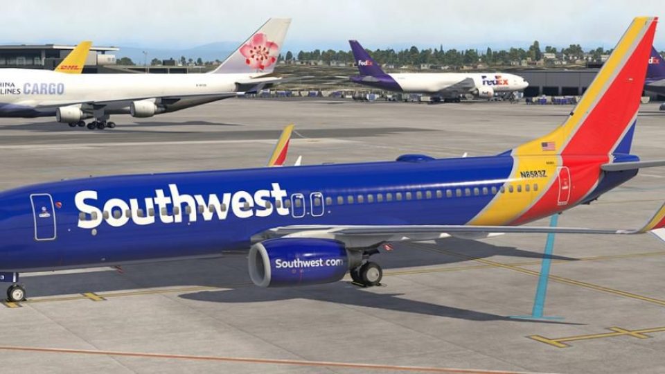 Southwest Airlines N8583Z Boeing 737 for X-Plane