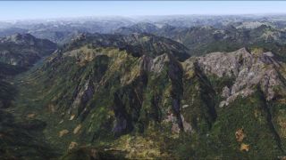 Screenshot 5 — FreeMeshX USA LOD12 Mesh Scenery Add-on