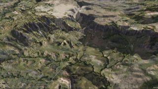 Screenshot 2 — FreeMeshX USA LOD12 Mesh Scenery Add-on
