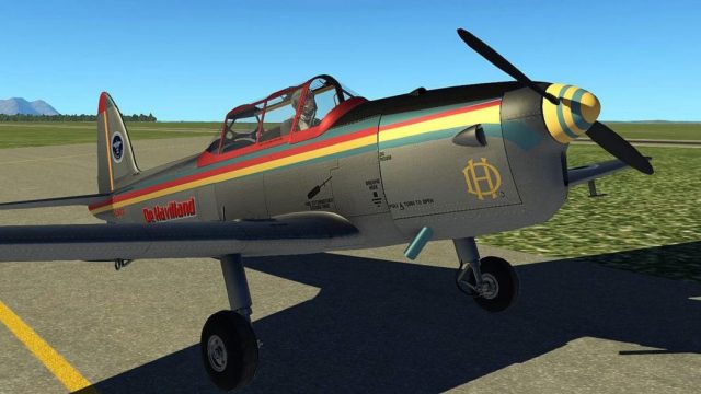 Screenshot 1 — X-Plane DHC-1 Chipmunk Club G-DHCC