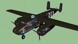 Screenshot 3 — North American B25 Mitchell Animated