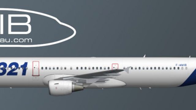 Screenshot 1 — AI Bureau Airbus A321 Base Models Pack
