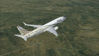 Screenshot 5 — PIA Default 737-800 Repaint Pack