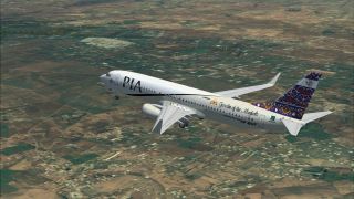 Screenshot 1 — PIA Default 737-800 Repaint Pack