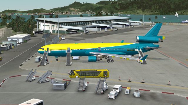 Screenshot 1 — PMDG MD-11 Mega Repaint Pack