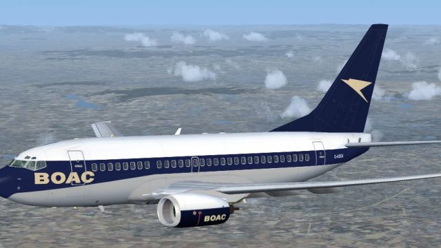 Screenshot 1 — BOAC Boeing 737-600