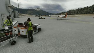 Screenshot 1 — Sandane Airport, Anda (ENSD) Scenery