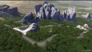 Screenshot 2 — Meteora Valley, Greece Scenery