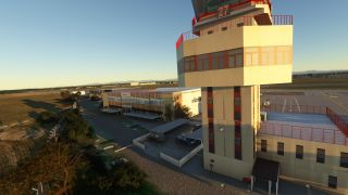 Screenshot 1 — Madrid-Cuatro Vientos Airport (LECU) Scenery