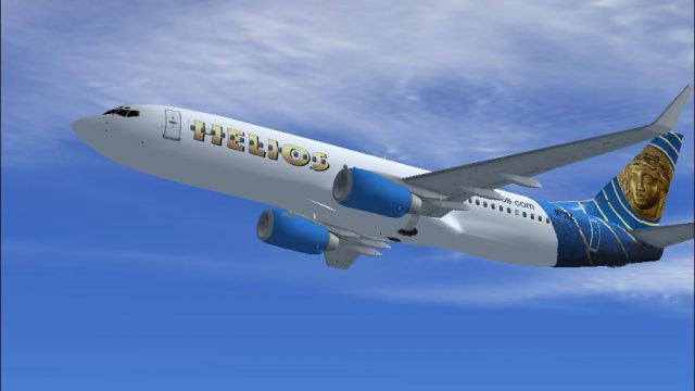 Screenshot 1 — Helios Airways Boeing 737-800