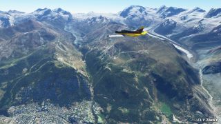 Screenshot 1 — Switzerland Scenery Packs
