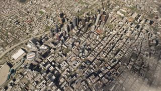 Screenshot 1 — Downtown Los Angeles Missing Buildings & Landmarks Scenery