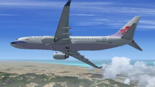 Screenshot 2 — China Airlines Boeing 737-800, registration B-18616
