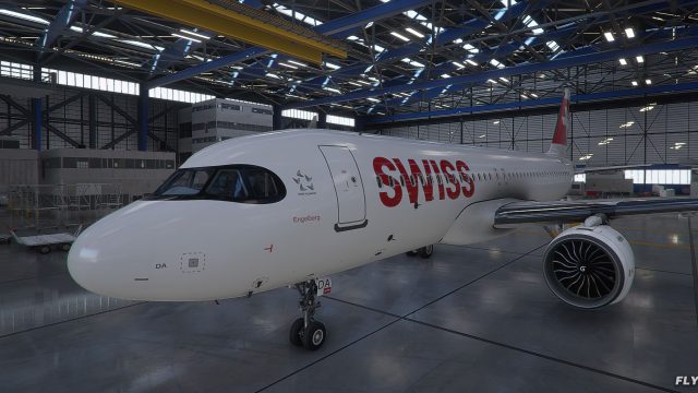 Screenshot 1 — SWISS International Airlines A320 8K Livery