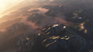 Screenshot 53 — Italy 20 M Terrain Mesh (DEM) Scenery