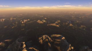 Screenshot 40 — Italy 20 M Terrain Mesh (DEM) Scenery